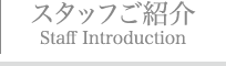 スタッフご紹介
