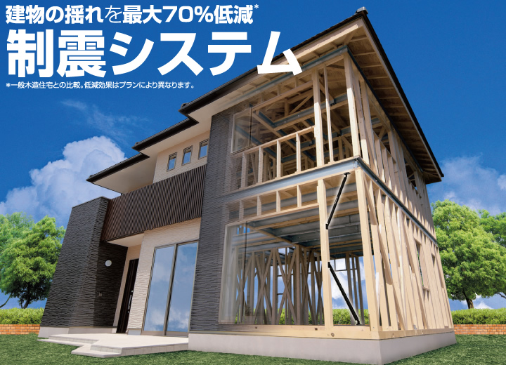 建物の揺れを70%低減「制震システム」