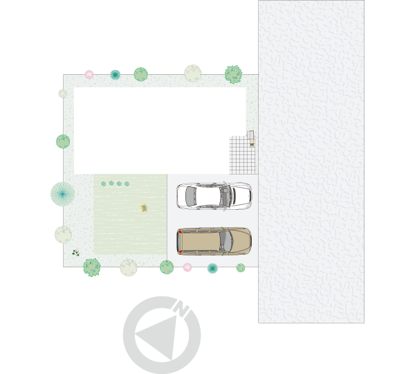 妻田北区画図